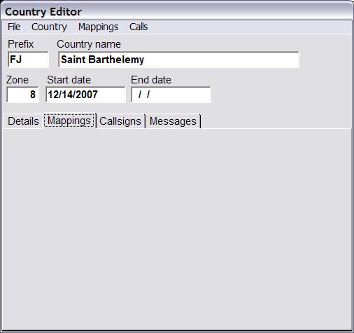 Prefix mapping for FJ