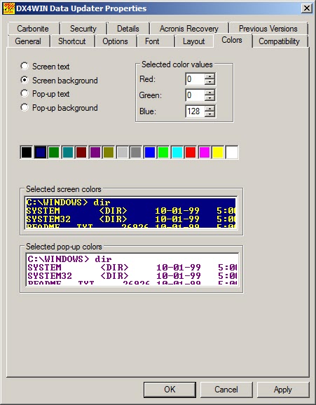 Color Properties