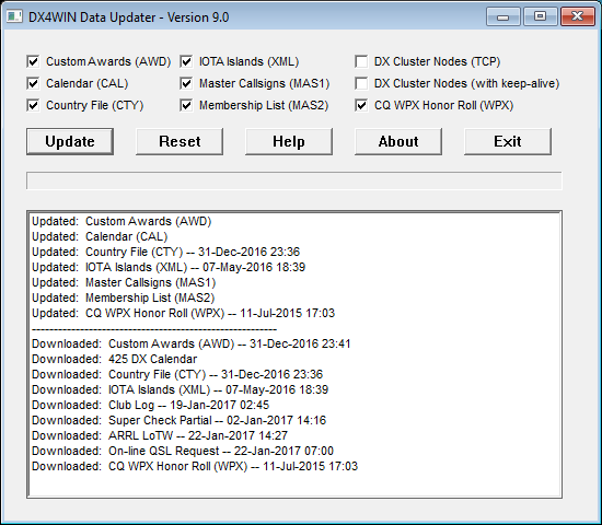 DX4WIN Data Updater