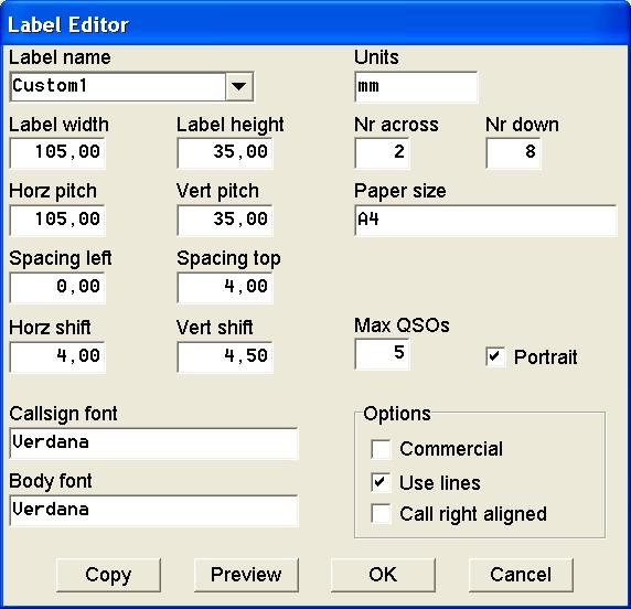 Label Formats for A4 Paper Size